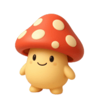 笑顔のきのこ